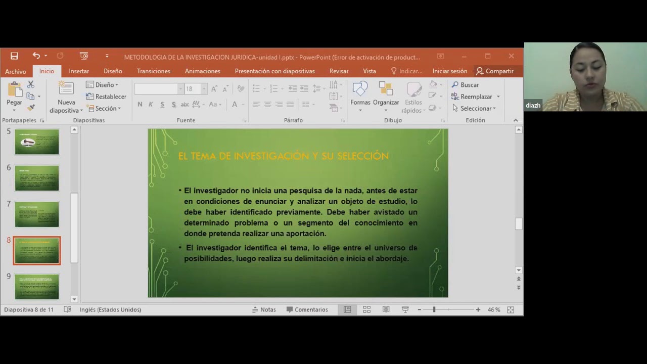 Unidad 1. Metodología de la investigación Jurídica