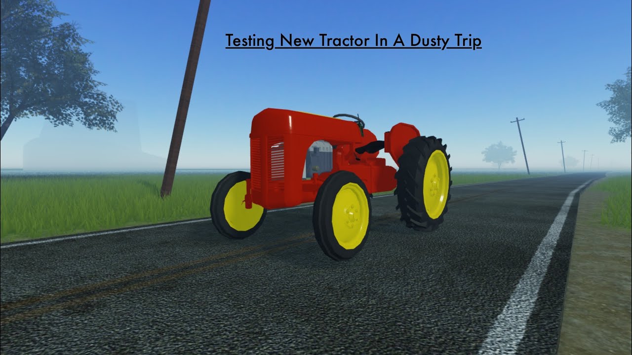 Testing New Tractor In A Dusty Trip   #adustytrip  #roblox 