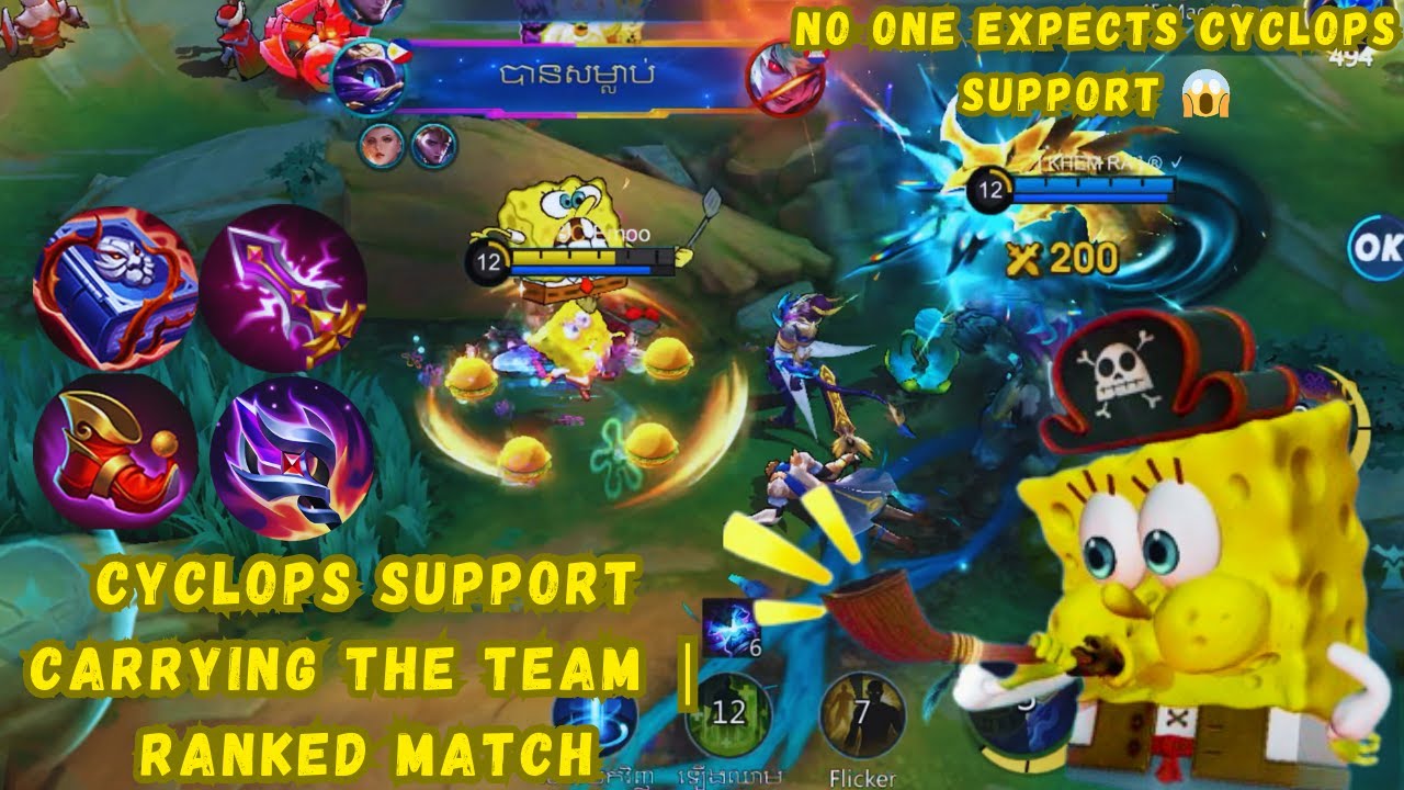 Cyclops BEST SUPPORT?! Insane CC & Damage #mobilelegends #mlbb #mobilelegend