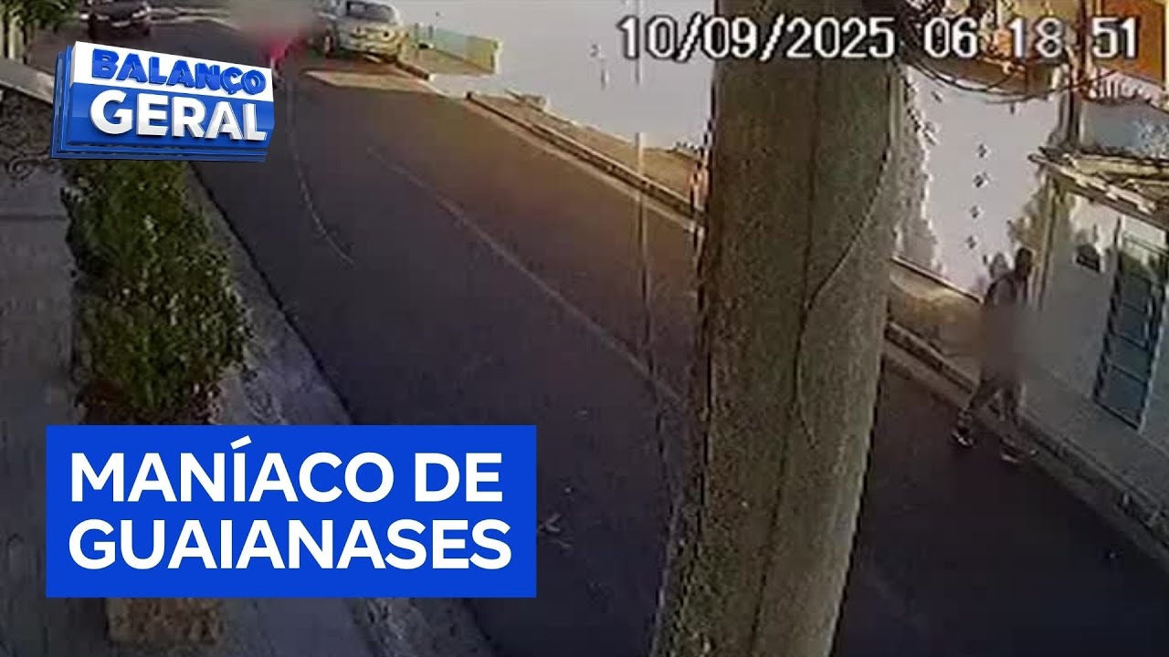 Homem é flagrado se tocando e perseguindo mulheres em Guaianases, na zona leste de SP