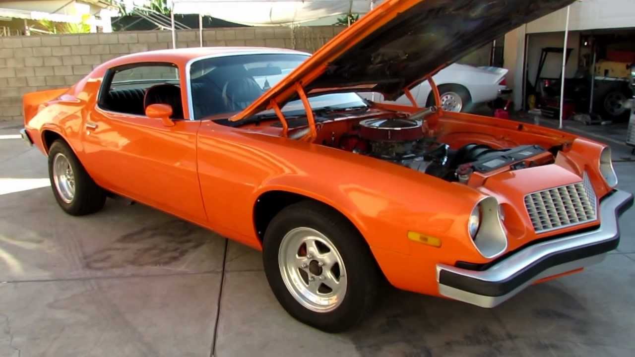 1974 orange  camaro
