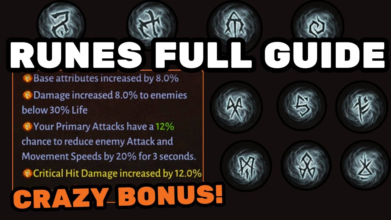 RUNES ARE HERE!! GOOD Update Or Another FLOP?! Full Guide/Explanation [Diablo Immortal]