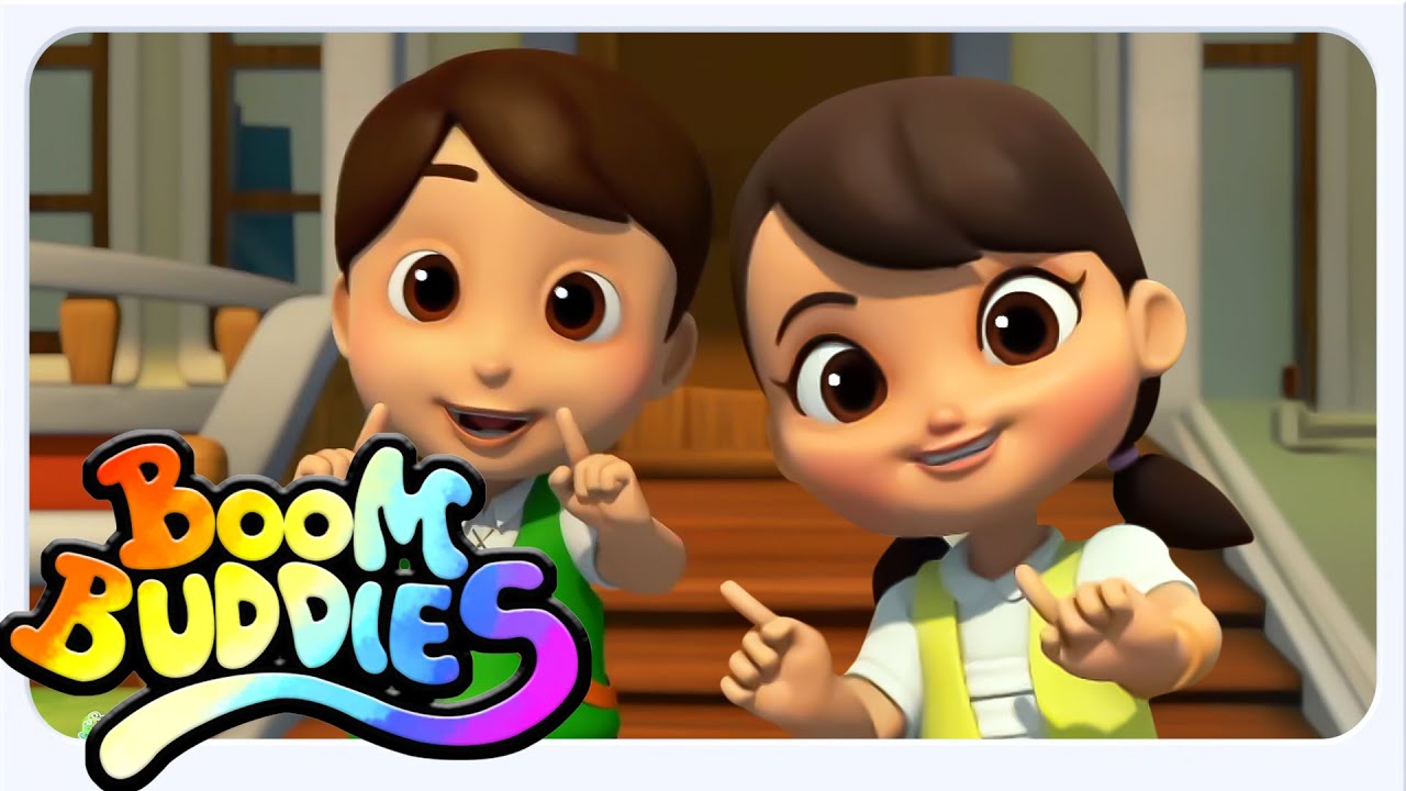Boom Buddies Tombul Yanaklar Gamzeli Çene çocuklar için Okul öncesi Tekerleme