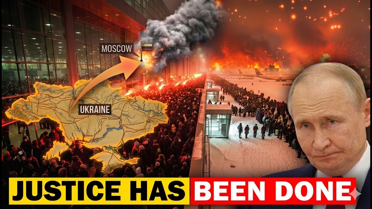 Moscow's Main Airports Shut Down&mdash;Millions Panic as Ukraine Hits Capital with Most Powerful Strike