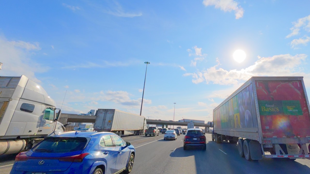 Toronto Afternoon Commute – What Traffic Really Looks Like