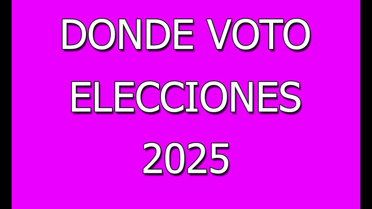 Donde voto en CABA: c&oacute;mo consultar el padr&oacute;n electoral 2025