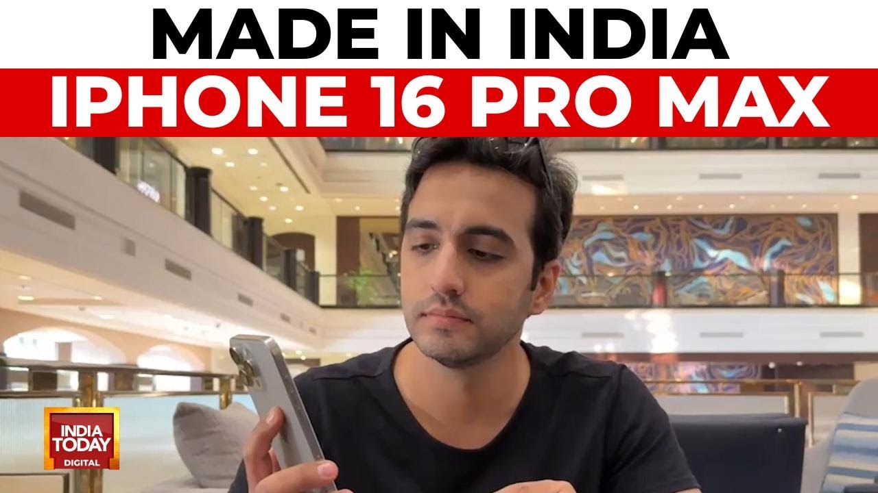 Unboxing the First &ldquo;Made in India&rdquo; iPhone 16 Pro Max | Tech Today