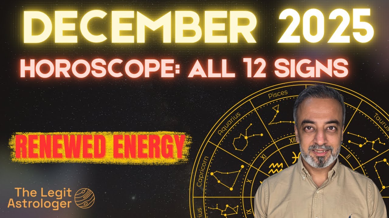 December 2025 Horoscope for all Ascendants with detailed charts