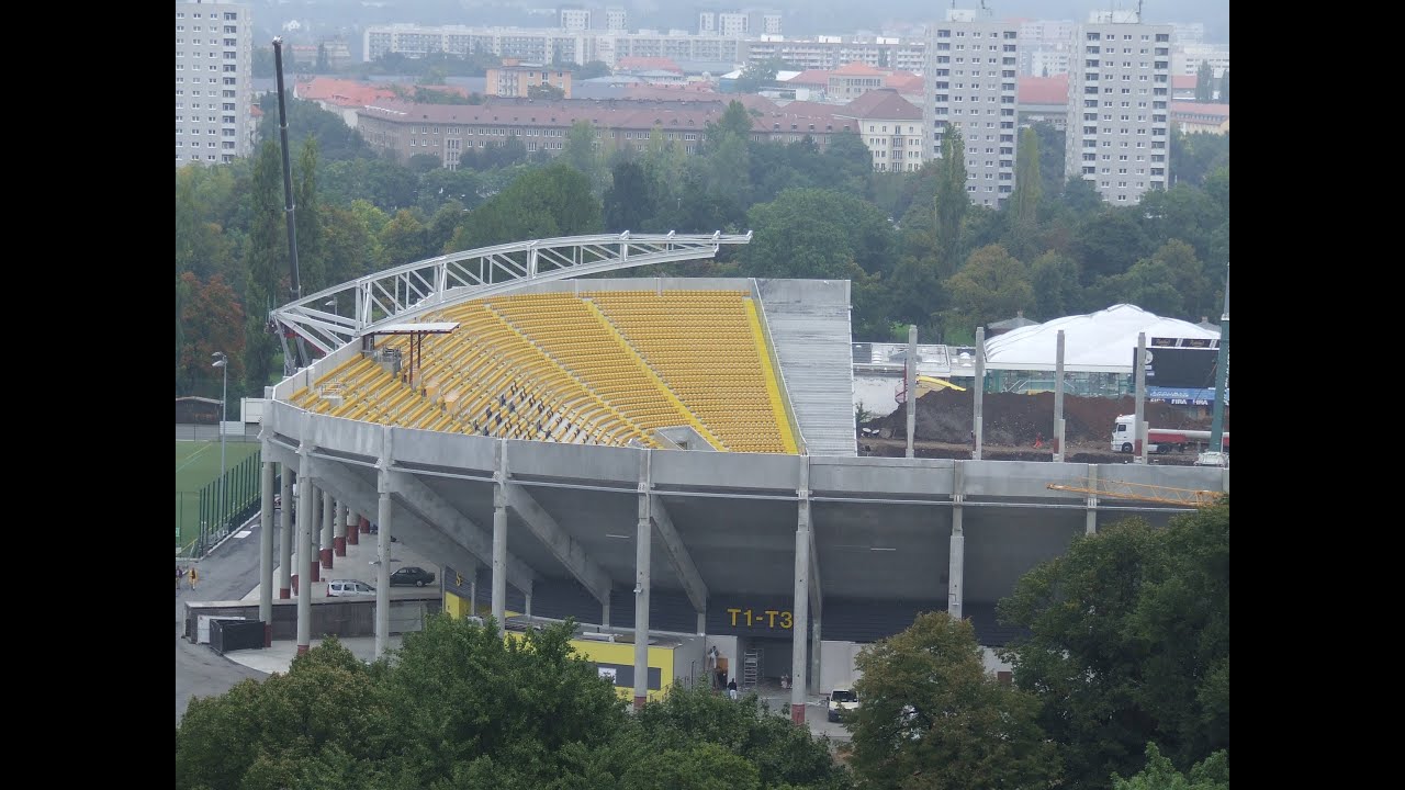 Dresden Stadionneubau - Rudolf Harbig Stadion/Dynamo Stadion 2008-2009 Teil 3