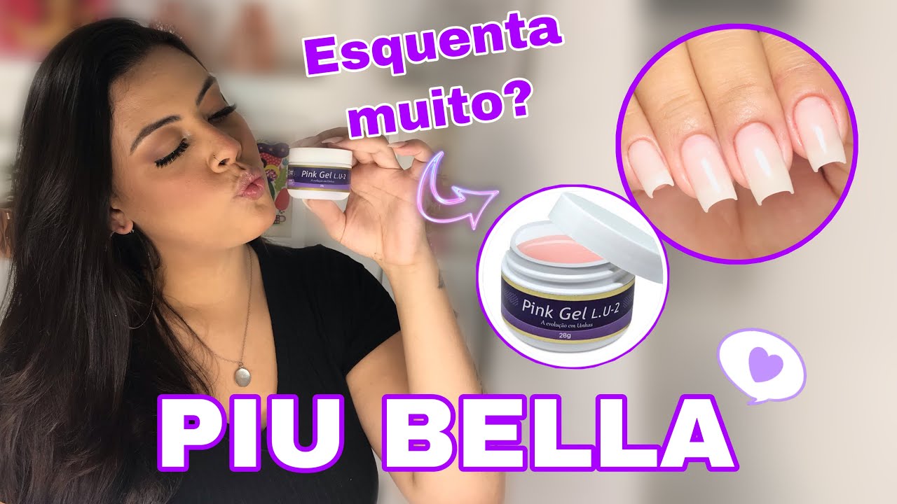 UNHA DE FIBRA DE VIDRO PASSO A PASSO (PIU BELLA) | COMO USAR?