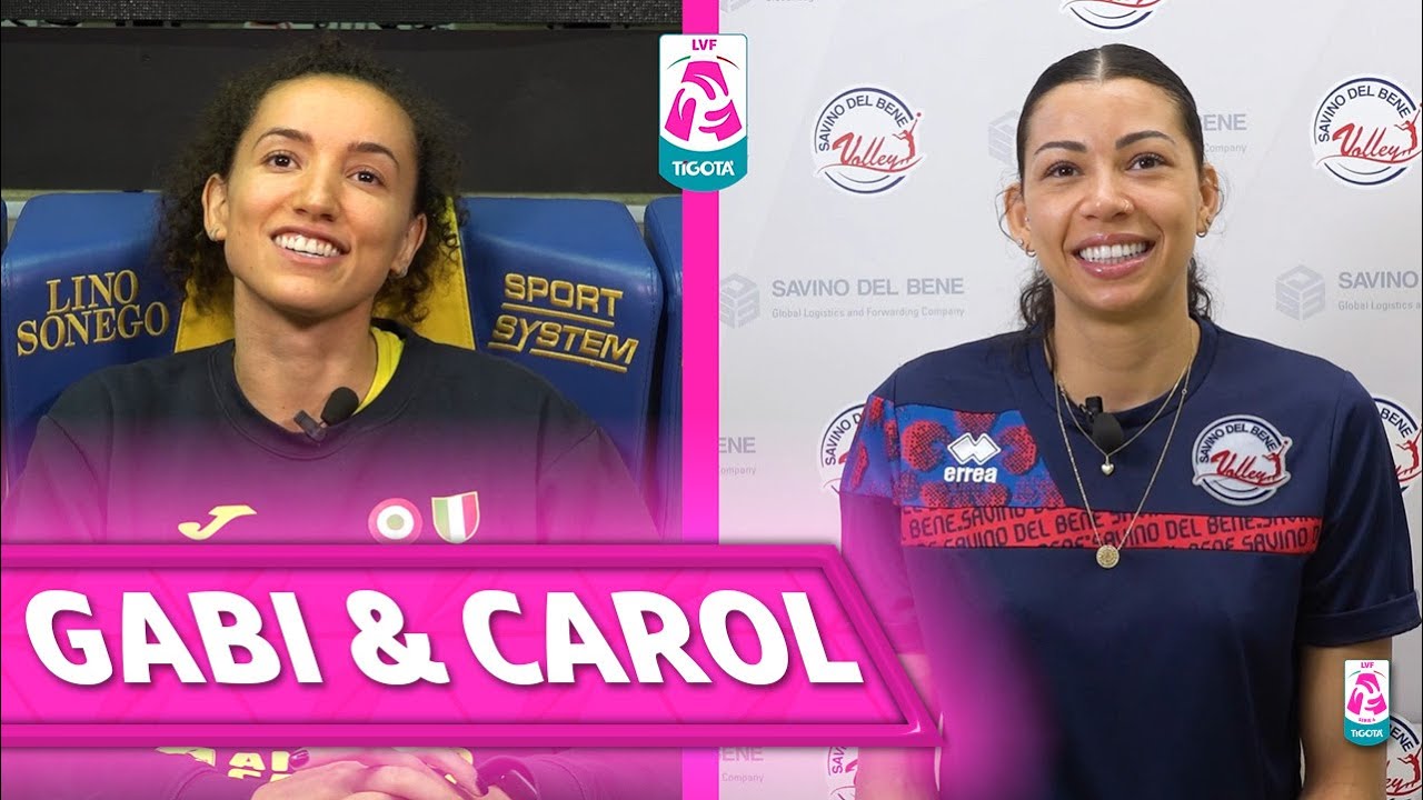 ❓🎙️ENTREVISTA DUPLA: GABI & CAROL | Double Interview Lega Volley Femminile 2024/25