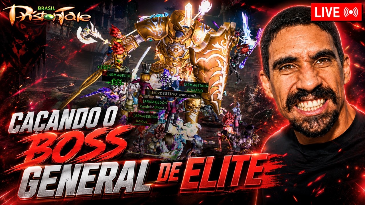 🔴 EVOLUINDO COM O PARDAL NO PRISTON TALE BRASIL - CA&Ccedil;ANDO O BOSS DE XP
