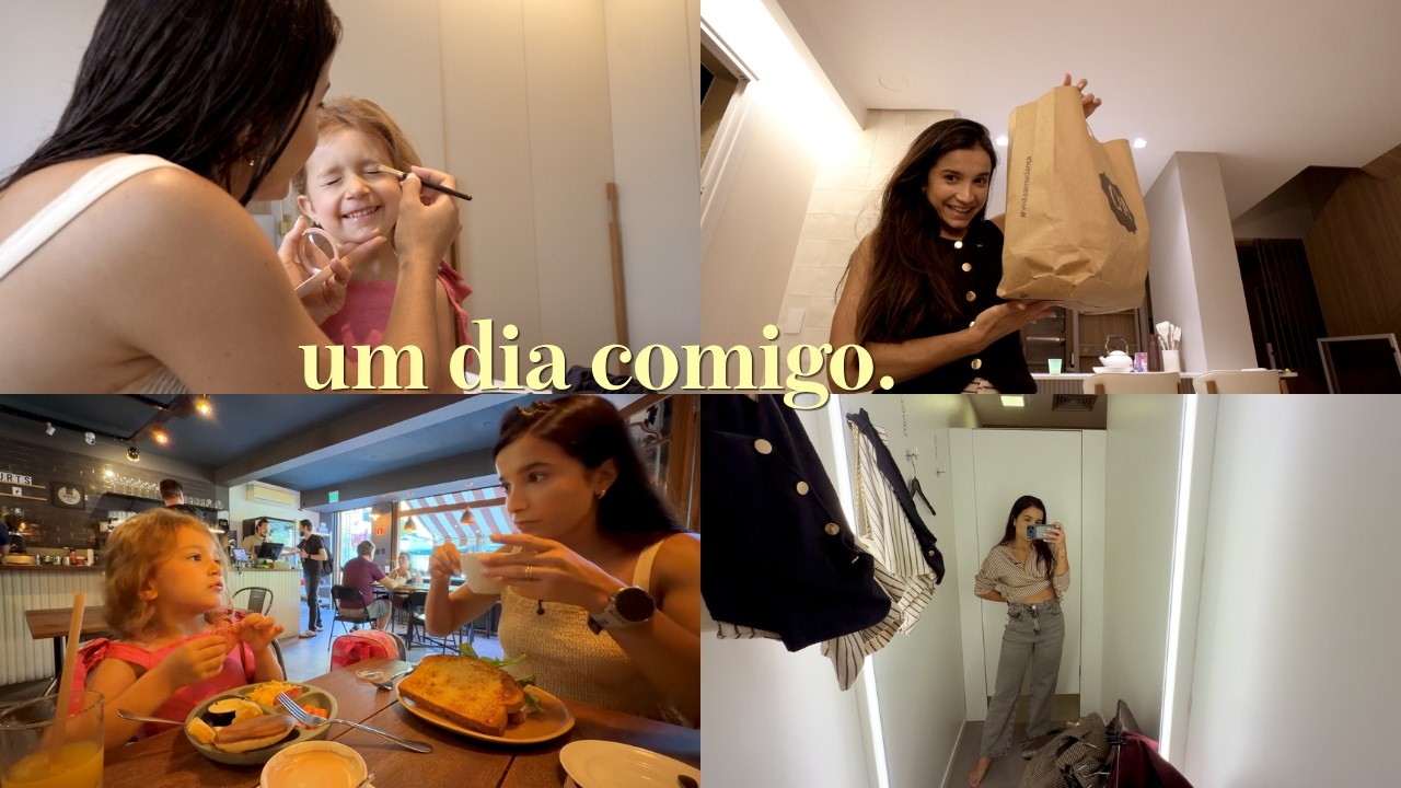 tempo de qualidade com a minha filha, material escolar, compras na C&A e rotina da noite