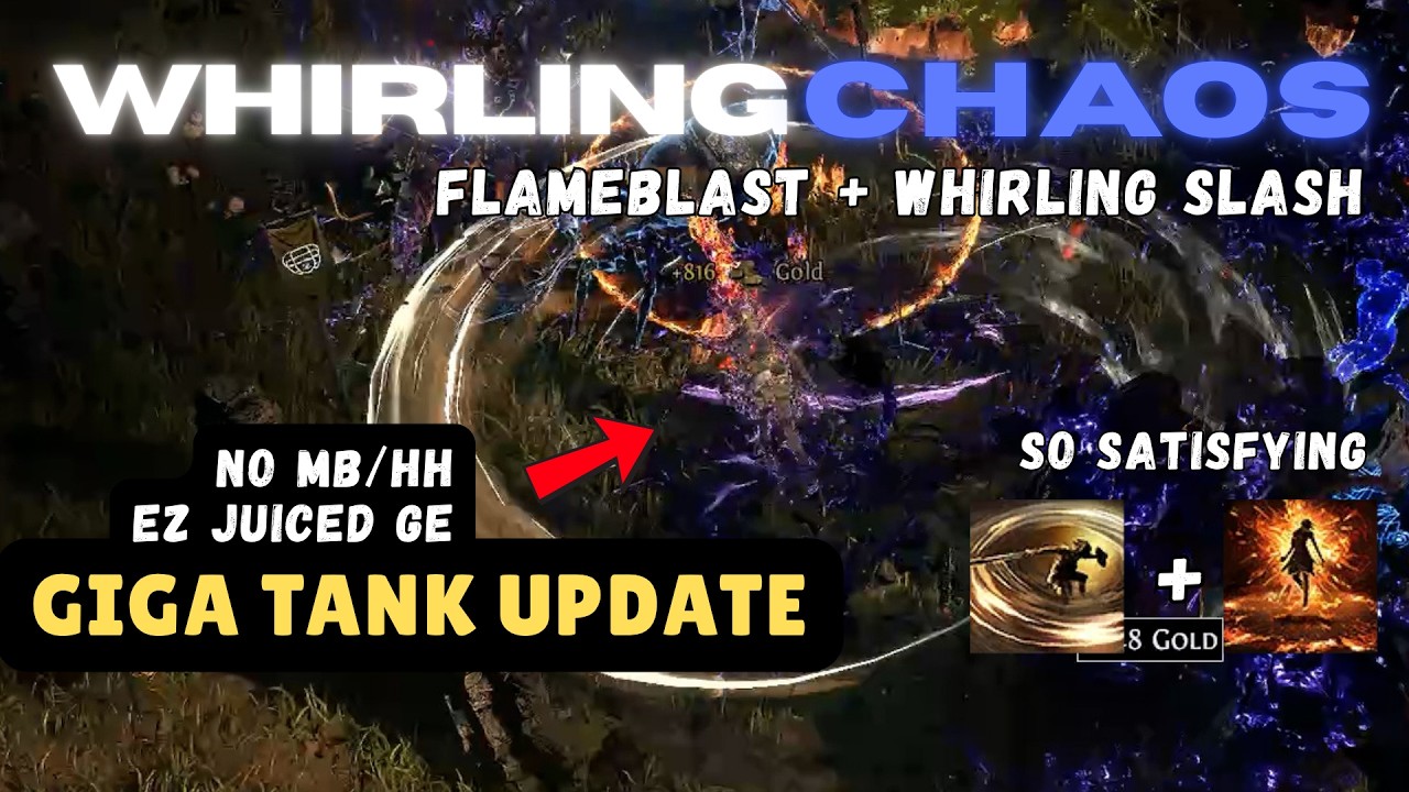 EASY Juiced Expeditions (No MB) - Flameblast + Whirling Slash Tank Update - PoE 2 Gemling Build