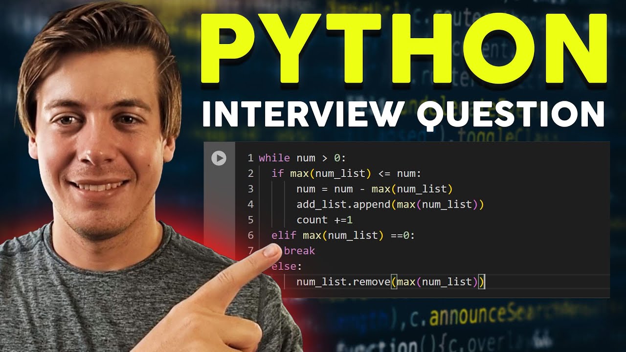 A Subscriber Asked me to solve this Python Question