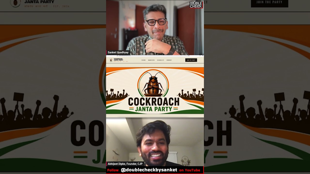 Indian youth not like Nepal GenZ. They are too lazy to step out of the couch. Cockroach Party chief