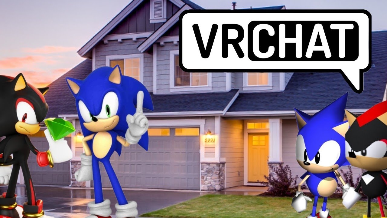 Baby Sonic & Baby Shadow's BabySitter (vrchat video)