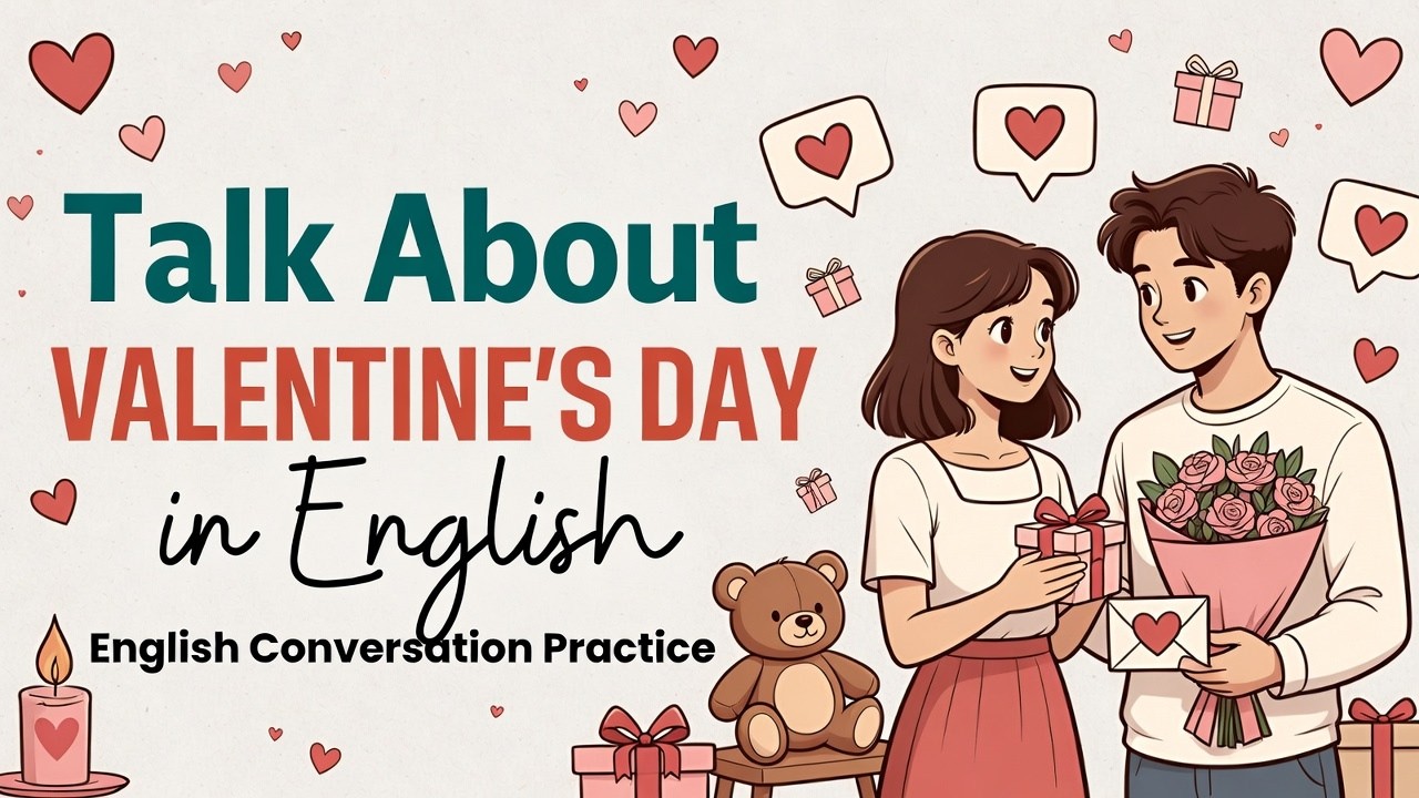 How to Talk About Valentine’s Day in English | Real-Life English Conversation Practice