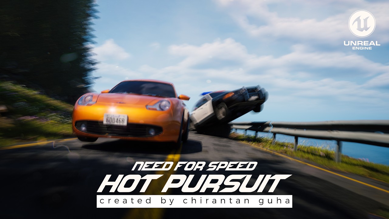 Need for Speed: Hot Pursuit Trailer | Unreal Engine 5 | Gaea | UE5 Short Film | Chirantan Guha
