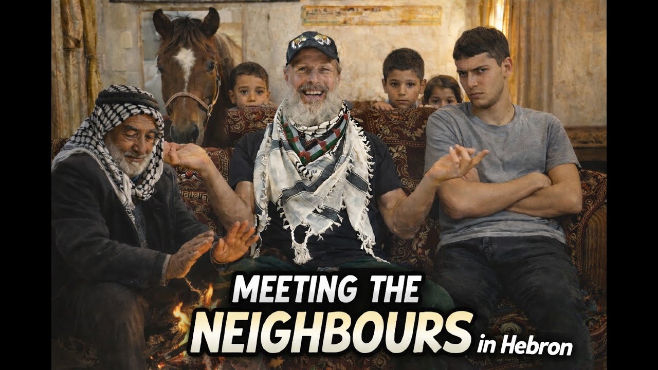 Meeting the locals in Hebron, West Bank. Palestine.