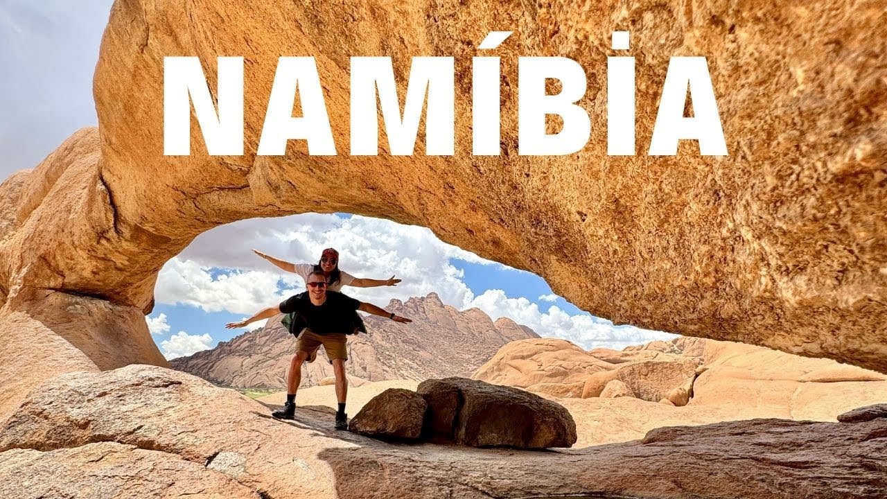 EP5. NAMÍBIA - Placa de ELEFANTE? A caminho do ETOSHA. Agora é vida selvagem de verdade!