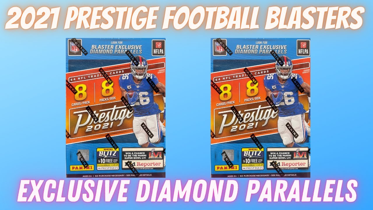 2021 Prestige Football Blaster Box Rip X2. Diamond Parallels!