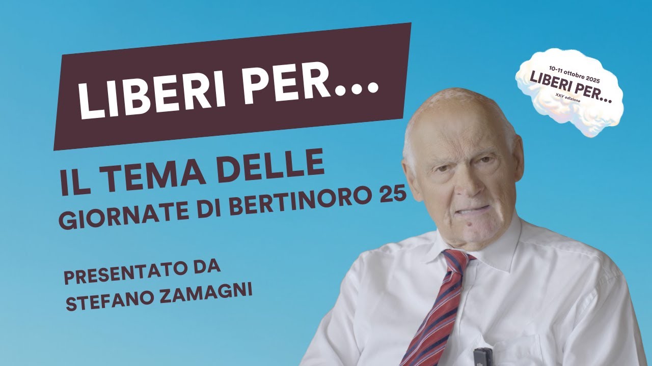 Stefano Zamagni presenta il tema delle Giornate di Bertinoro 2025