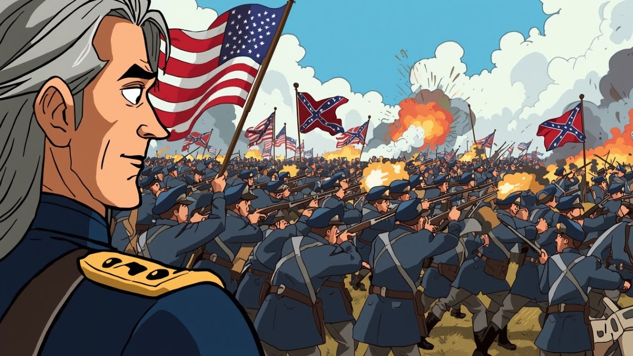 Gettysburg desde el Aire: La Batalla Decisiva de la Guerra Civil | Historia Animada