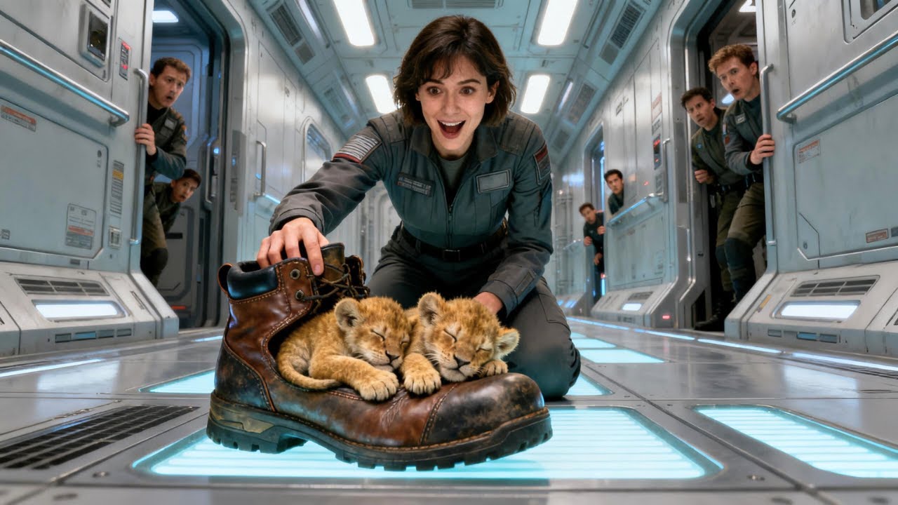 The Crew Searched for the Missing Cubs — They Were Quietly Napping in the Human’s Shoe | HFY Sci-Fi