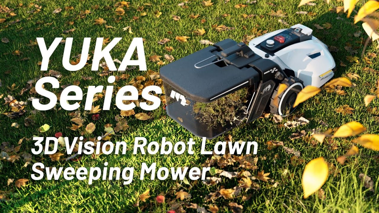 Meet YUKA: 3D Vision Robot Lawn Sweeping Mower