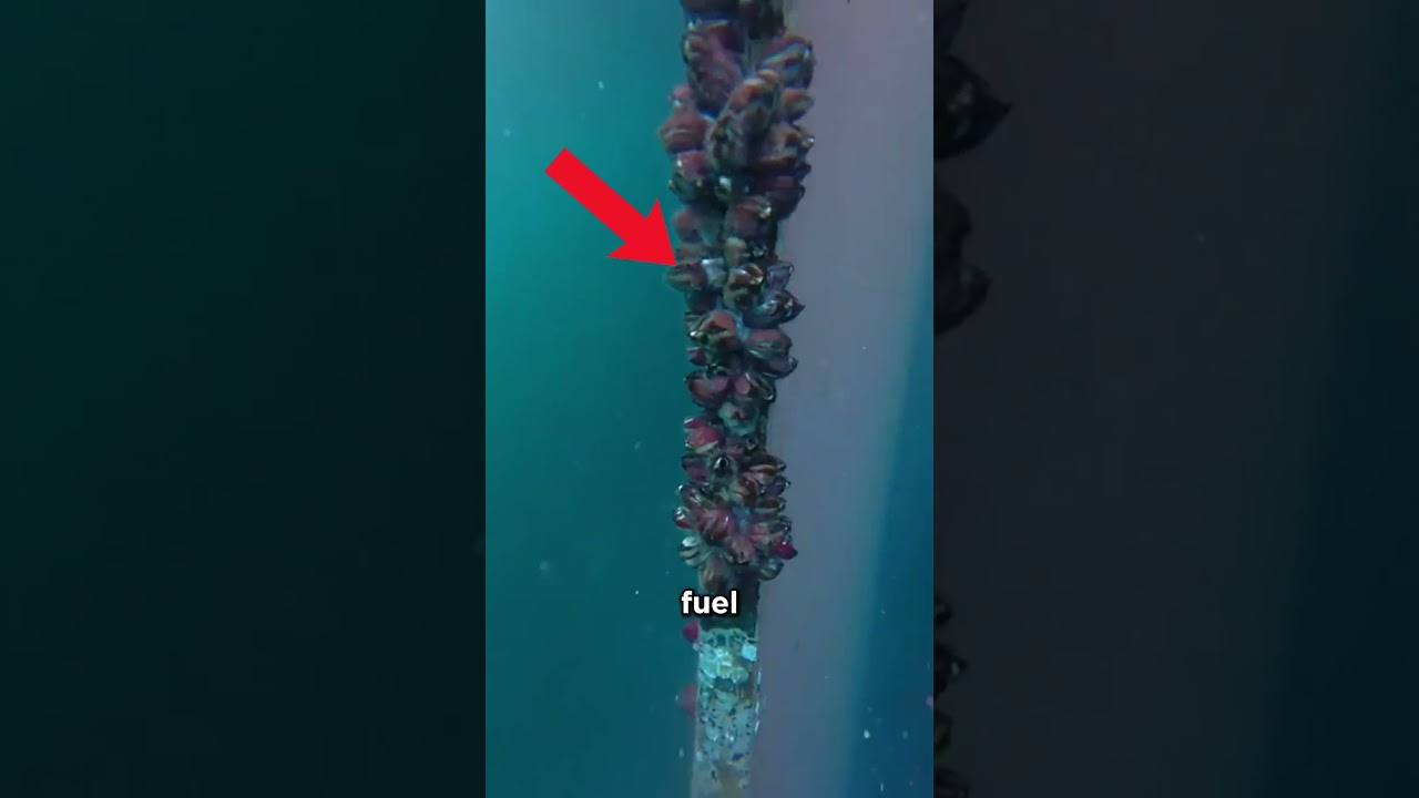 How Tiny Barnacles Force Divers to Clean Ship! 🤯