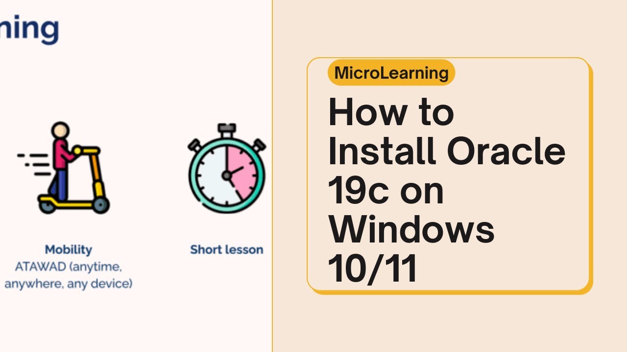 How to Install Oracle 19c and SQL Developer in Windows 11