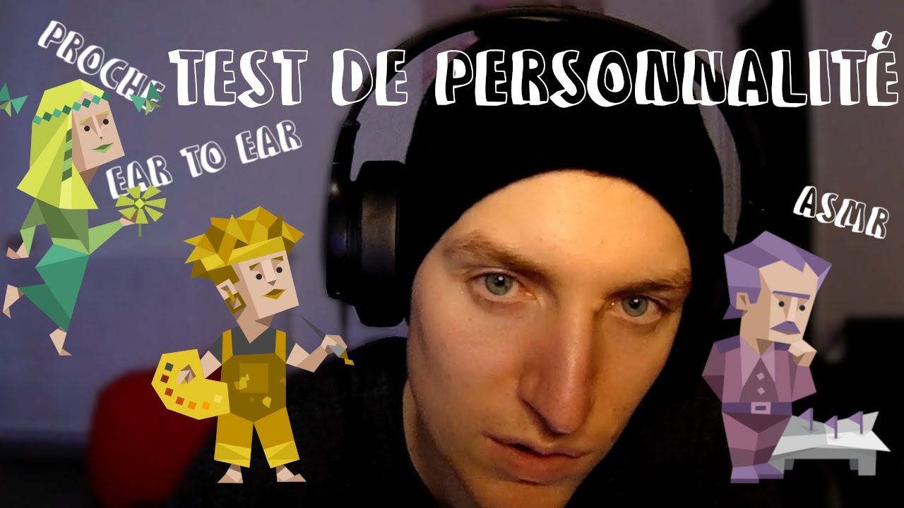ASMR Français : Test de personnalité (Proche des oreilles | ear to ear)