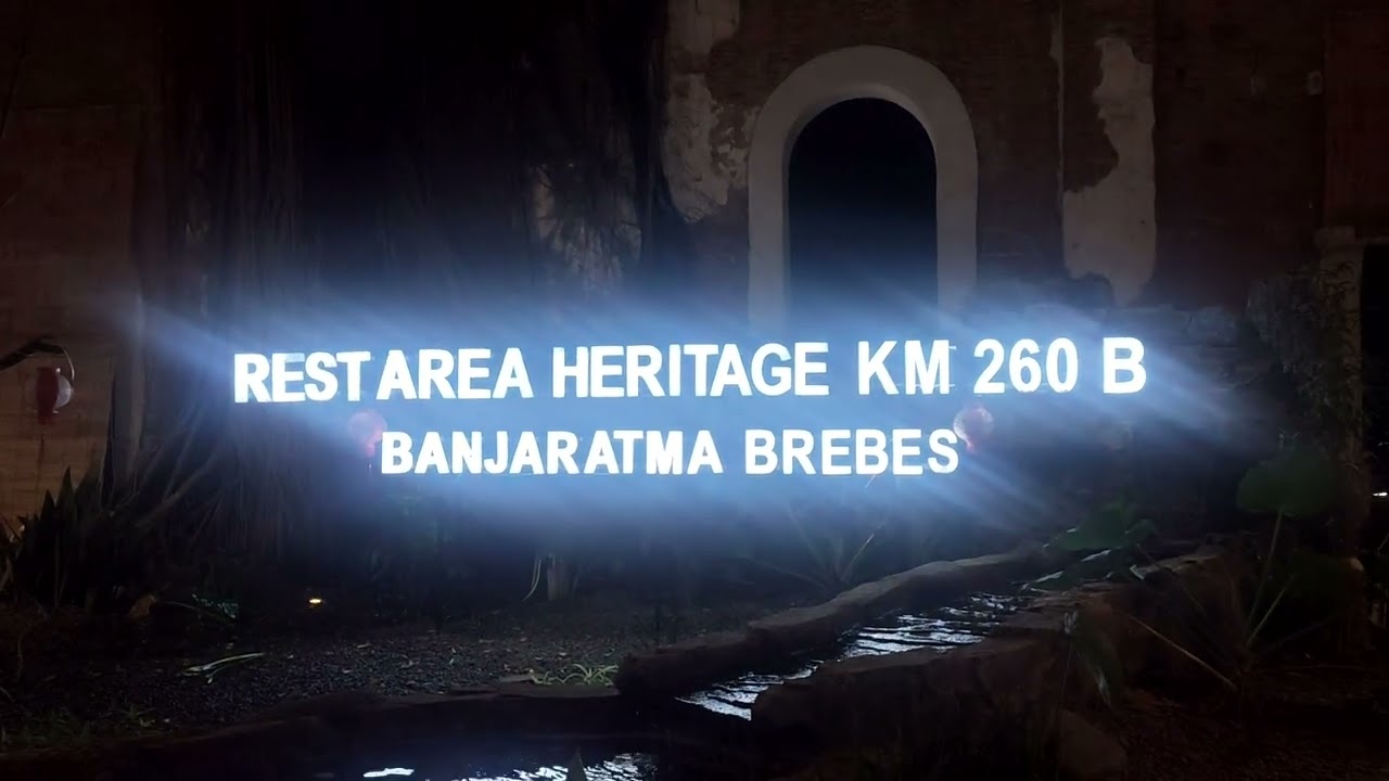 Heritage Rest Area, bekas pabrik gula zaman Belanda. Kini dibuat jadi rest area
