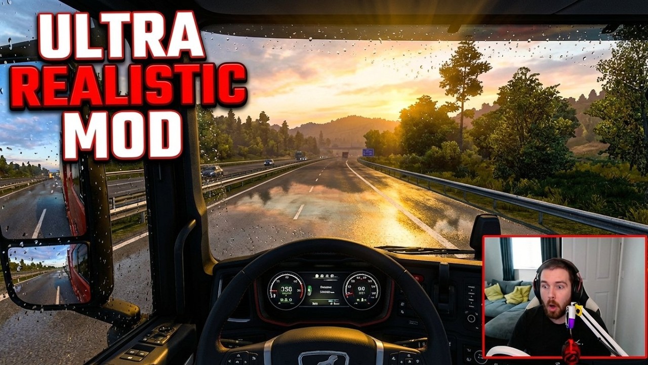 ETS2 POV &ndash; Ultra Realistic Truck Driving Simulation | 4K Immersive Gameplay