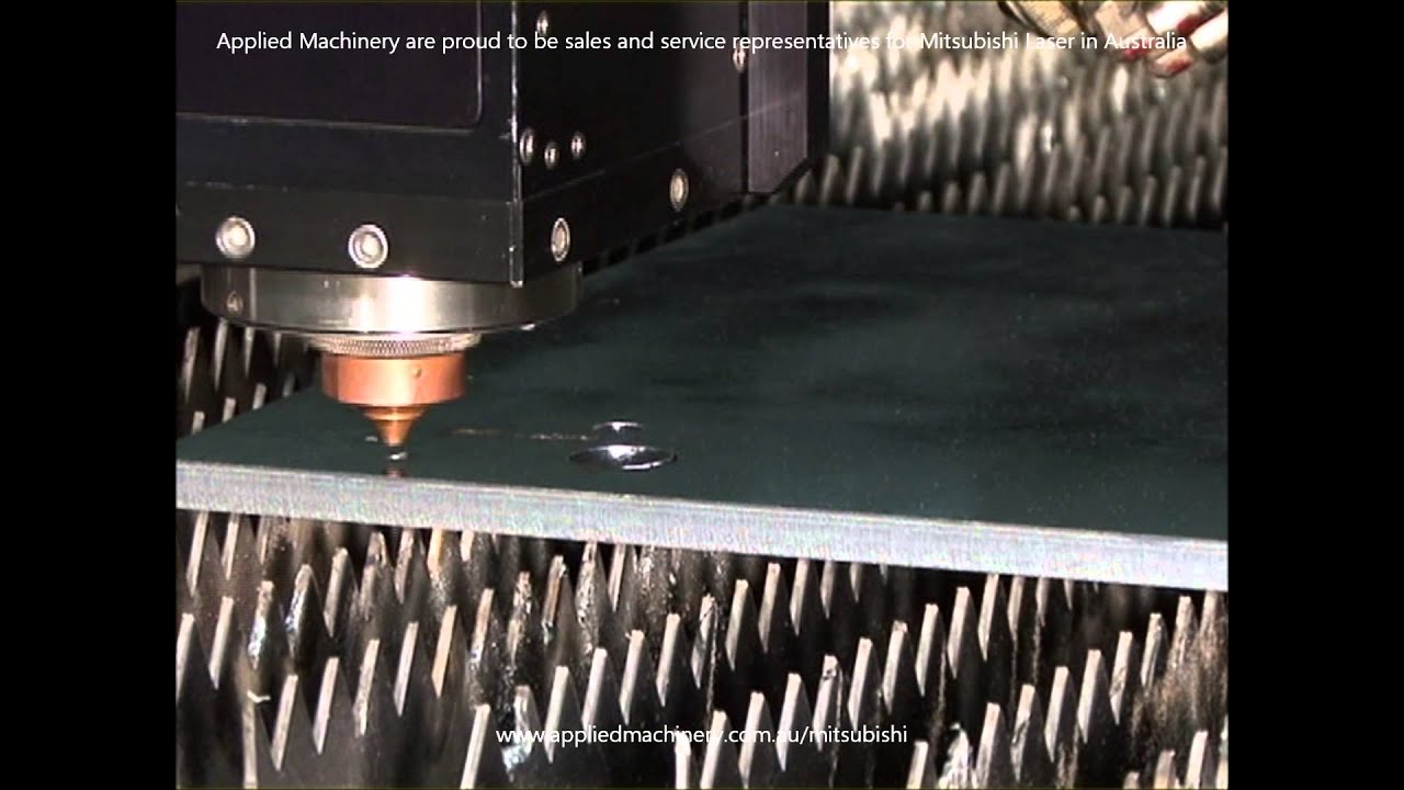 Mitsubishi Laser Demonstration | Applied Machinery