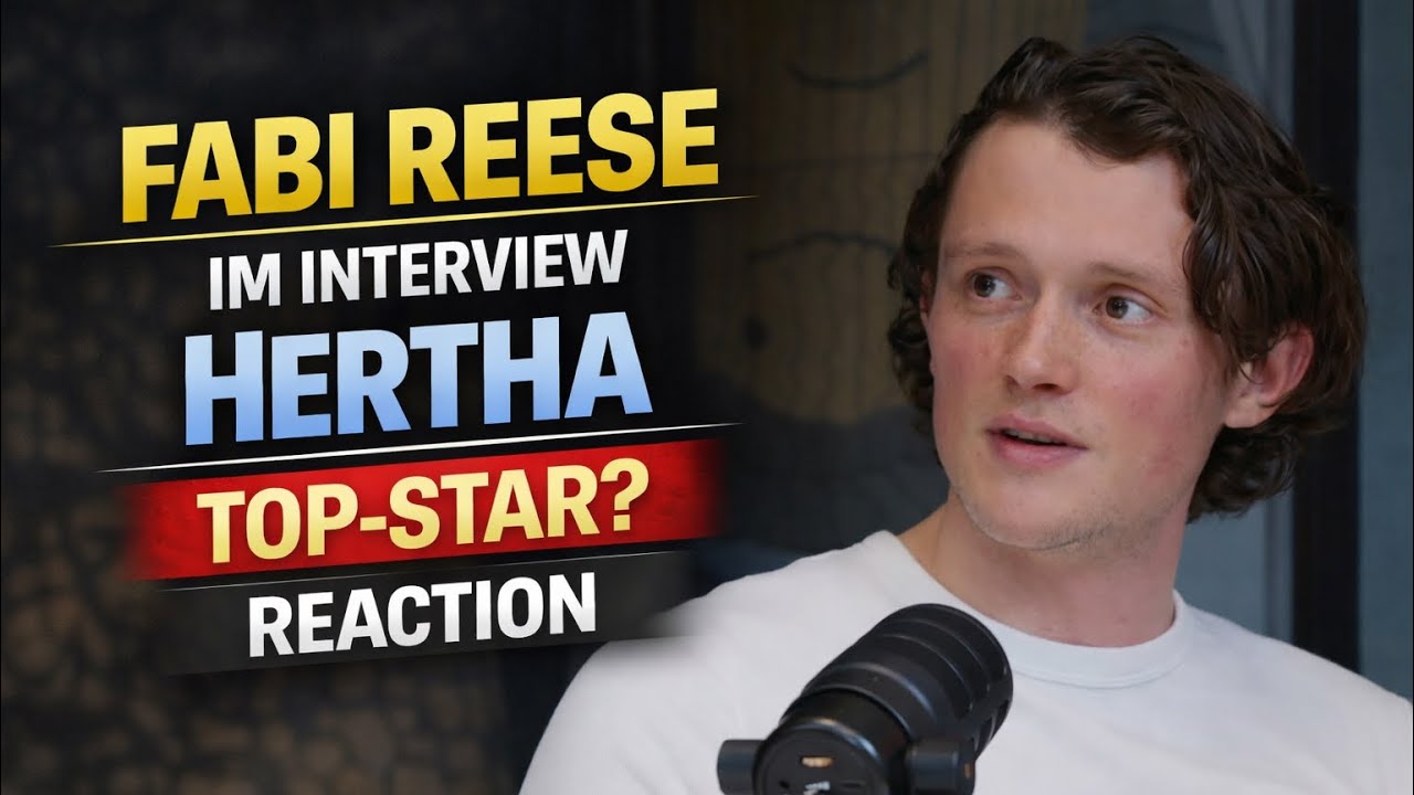 HERTHA Star Fabi Reese im Podcast | Erfüllt er die Erwartungen?🔥Wie geht er mit Kritik um?👀 Reaction
