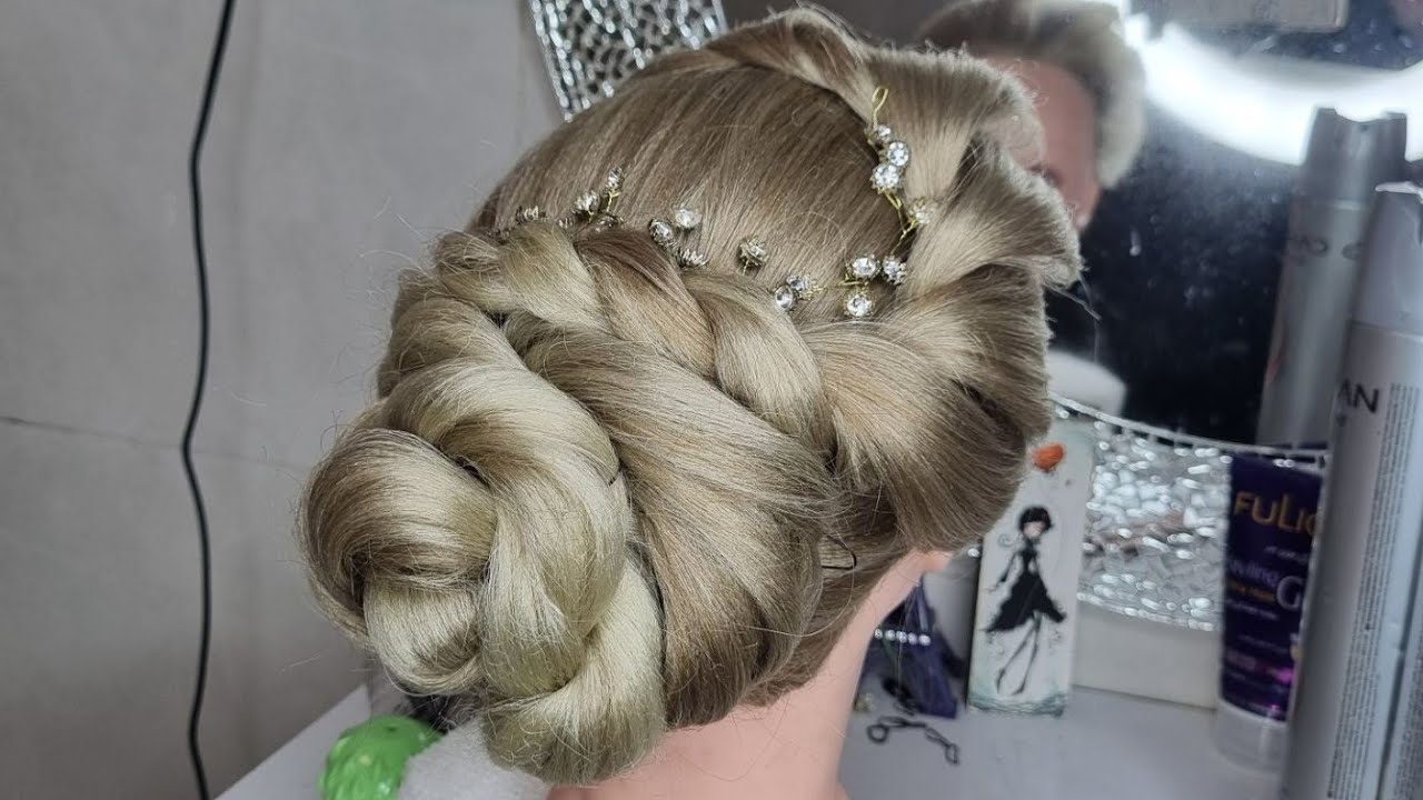 شینیون پیچ پیچی خاص♥️