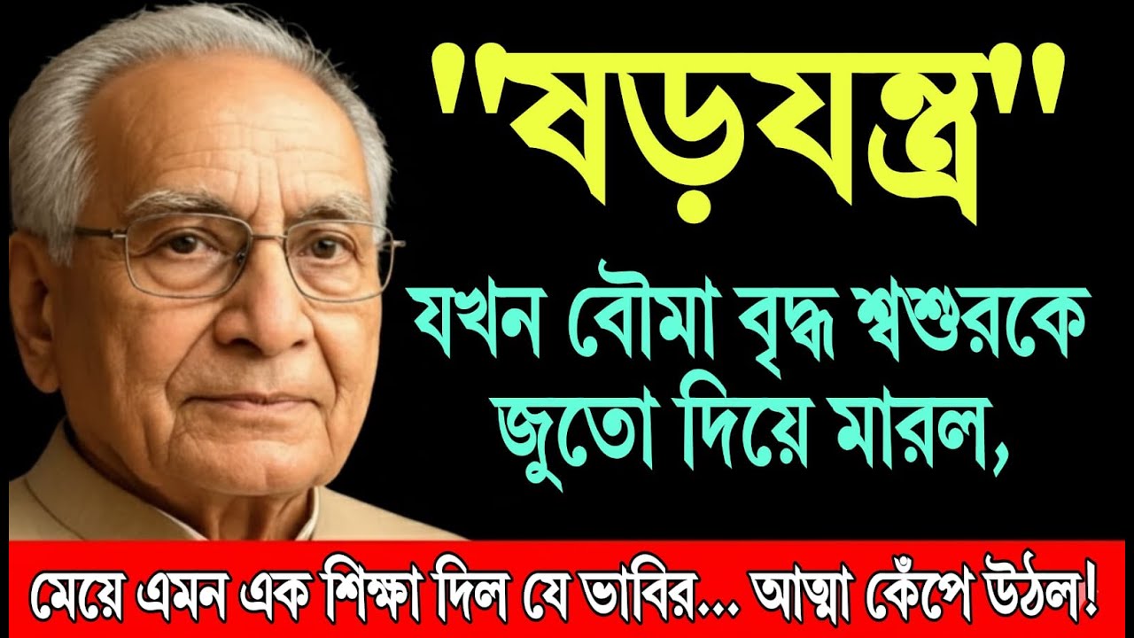 যখন বৌমা বৃদ্ধ শ্বশুরকে জুতো দিয়ে মারল,মেয়ে এমন এক শিক্ষা দিল যে ভাবির... আত্মা কেঁপে উঠল!