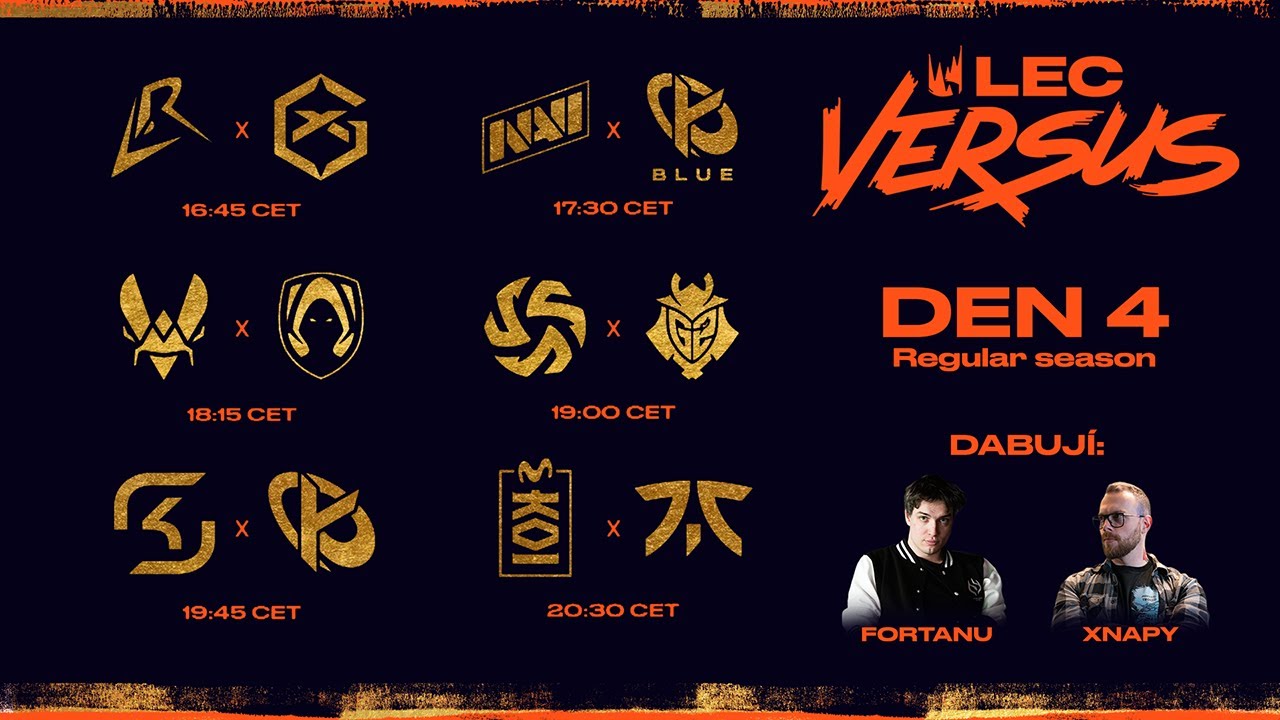 LEC Versus co-stream | D4 - 6x BO1 | Regular Season W2D1 | #WatchLEC