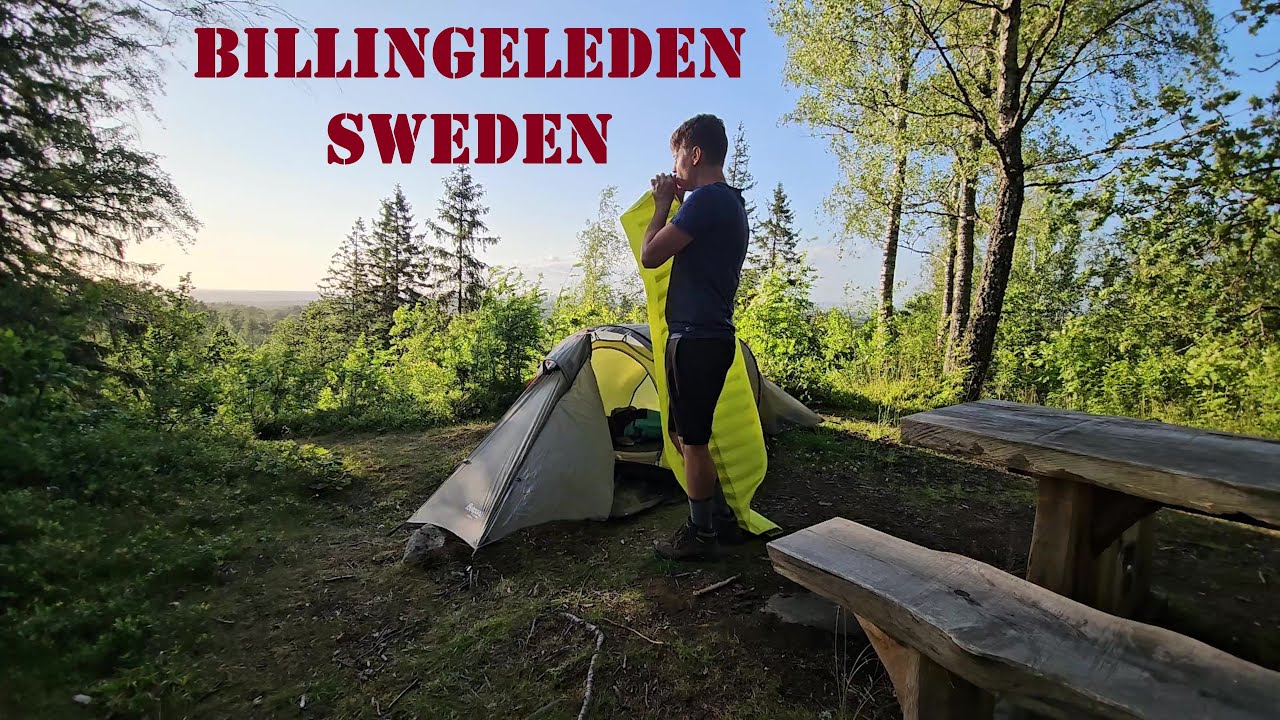 SUMMER IN SWEDEN! 3 Days Backpacking Billingeleden, Skovde 4K VIDEO