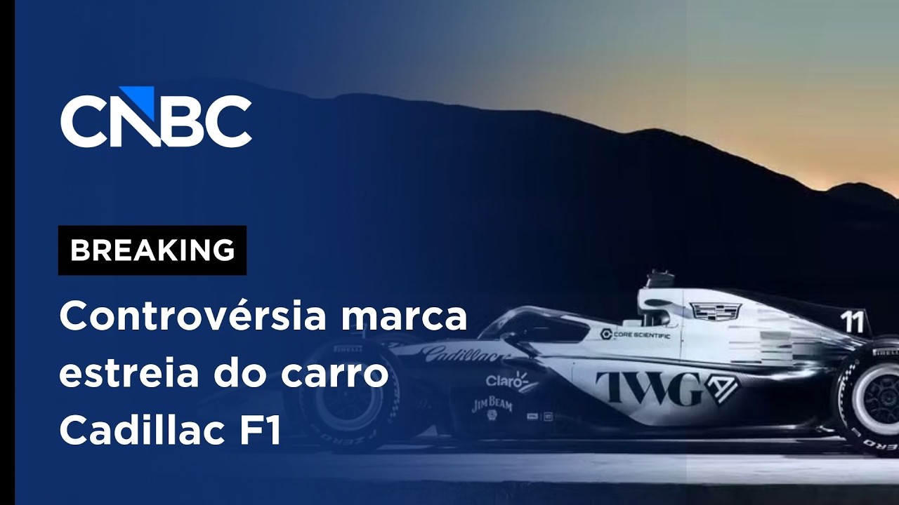 Cadillac revela pintura da Fórmula 1 no Super Bowl e enfrenta polêmica; CEO explica | CNBC BREAKING