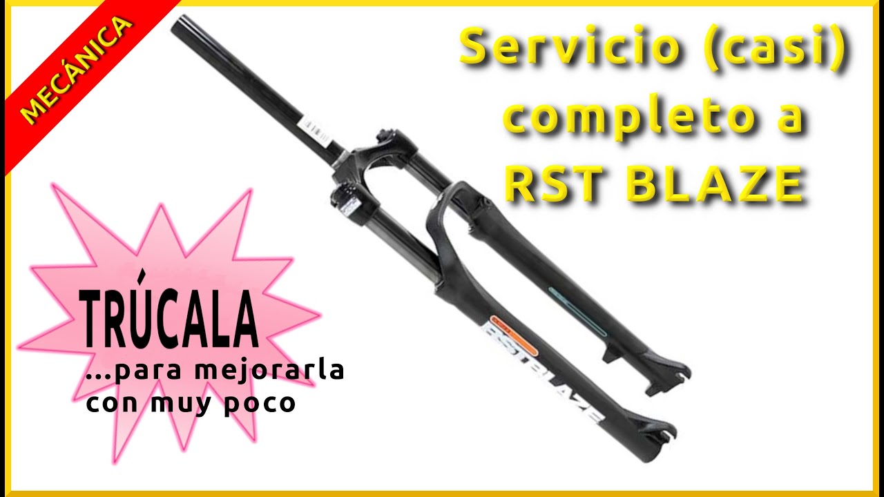 Mantenimiento y hackeo de una horquilla básica: RST Blaze-Mecánica ciclista