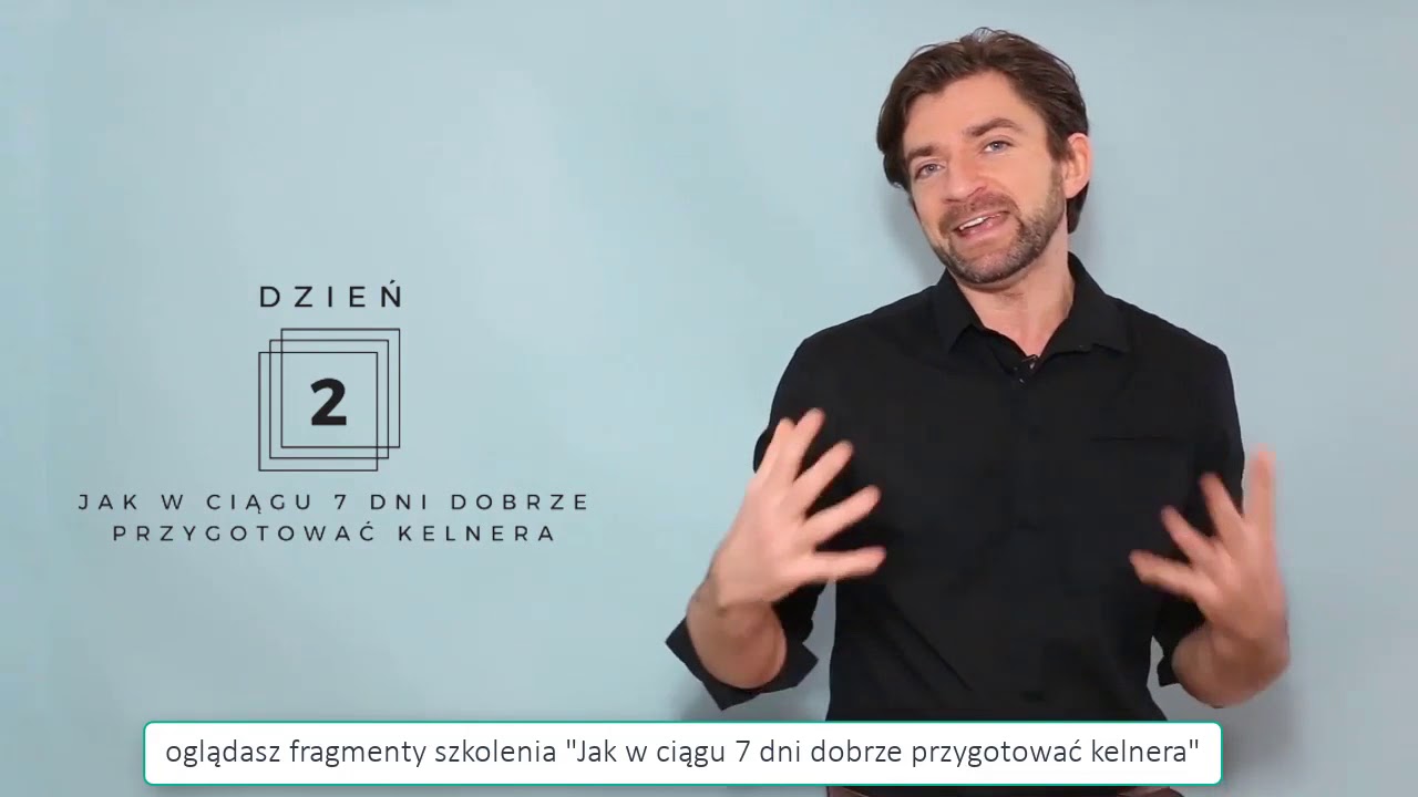 Kilka wskazówek dla początkującego kelnera
