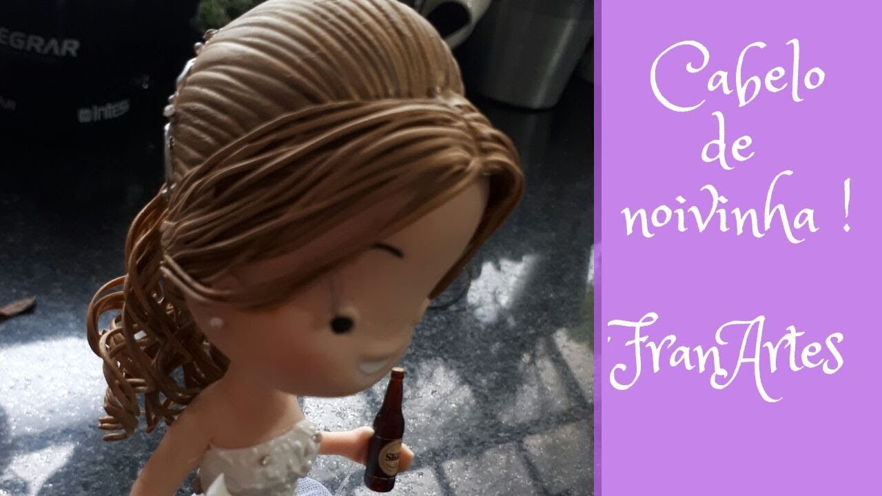Cabelo de Noivinha em Biscuit !