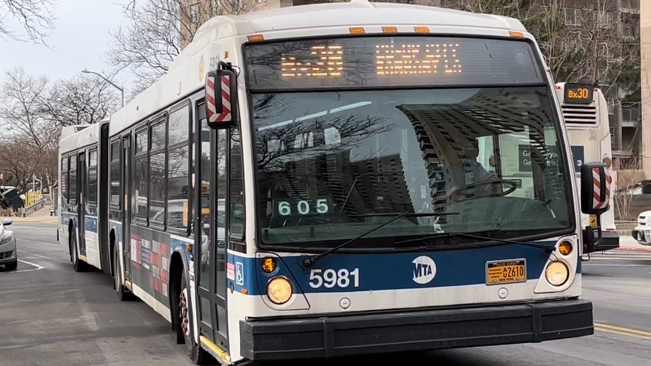 MTA: Orion 07.501 NG Hybrid [4086]/[4453]/[4488], NovaBus LFSA [5981] Bx23, Bx26, Bx28, Bx30 buses