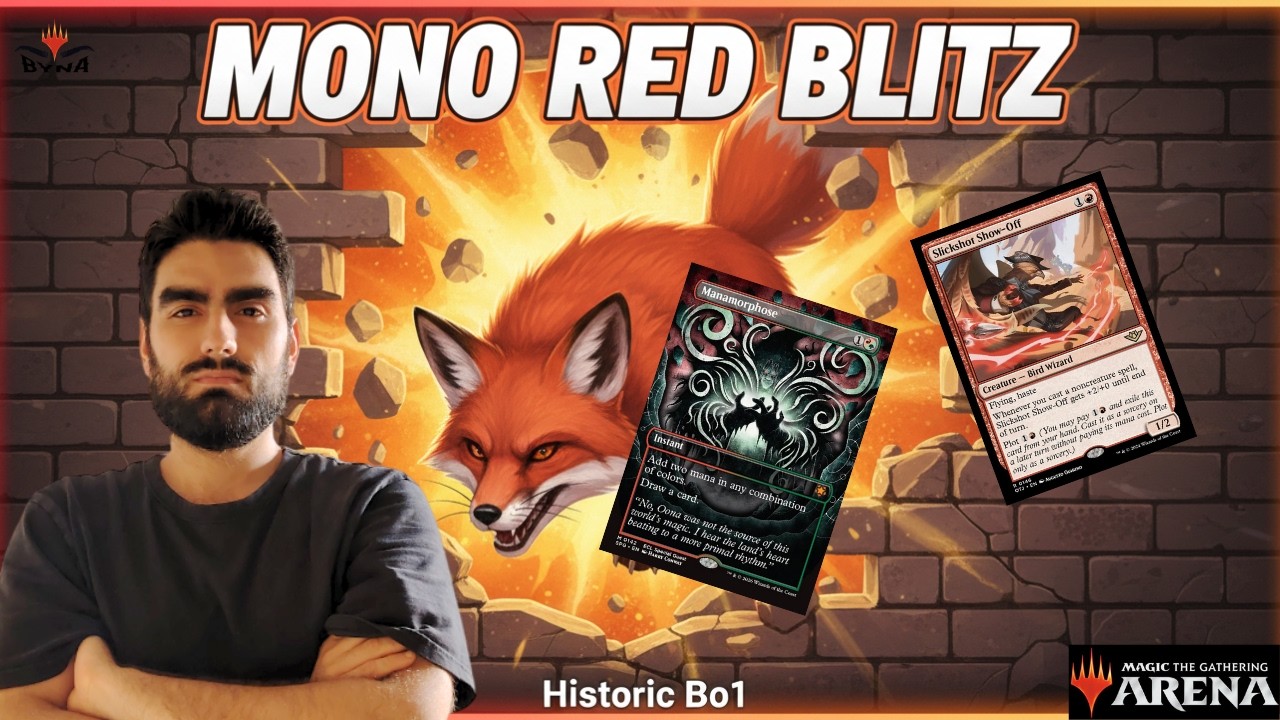 MONO RED BLITZ Historic Bo1 #mtgarena #magic #mtgita #magicthegathering