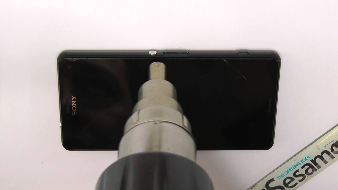 Sony Xperia Z3 compact Glas / Touchscreen wechseln mit LOCA UV Kleber Deutsch