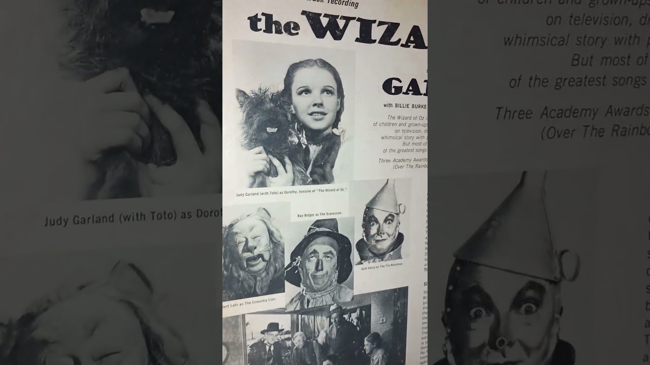 The Wizard of Oz: Soundtrack Vinyl Record!