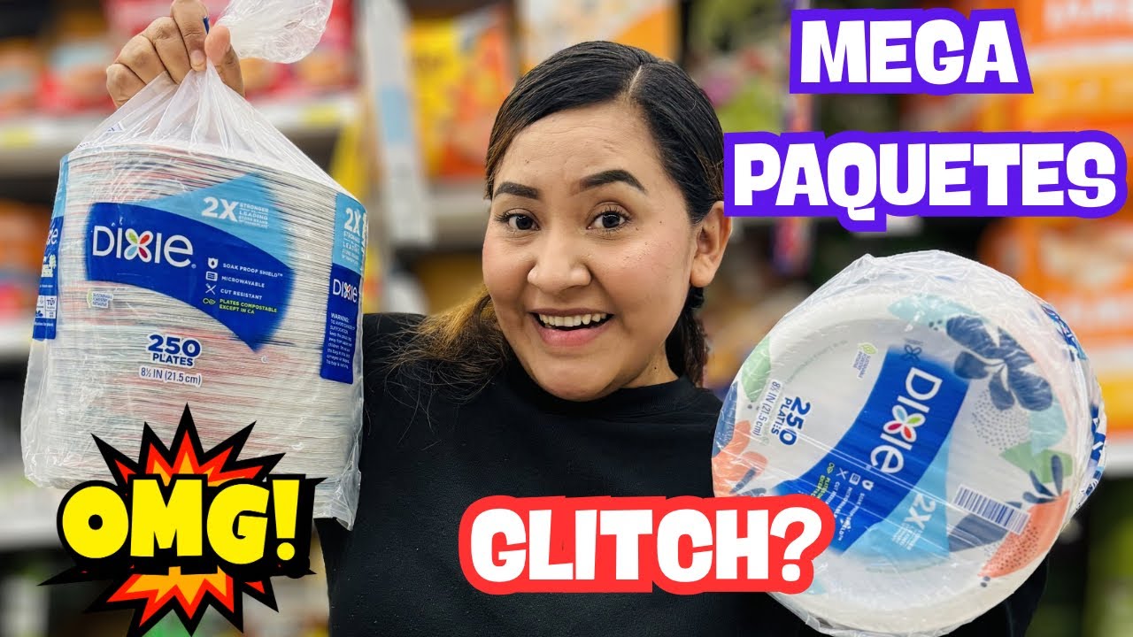 CORREEEE POR TUS MEGA PAQUETES DE PLATOS😱🔥🔥🔥
